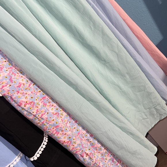 Midi Dress Square Neck Rauched Back XXL - Picture 8 of 11